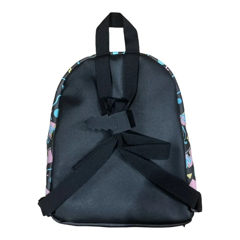 MTV Mini Backpack‎ - Bioworld Faux Leather Black 11.5
